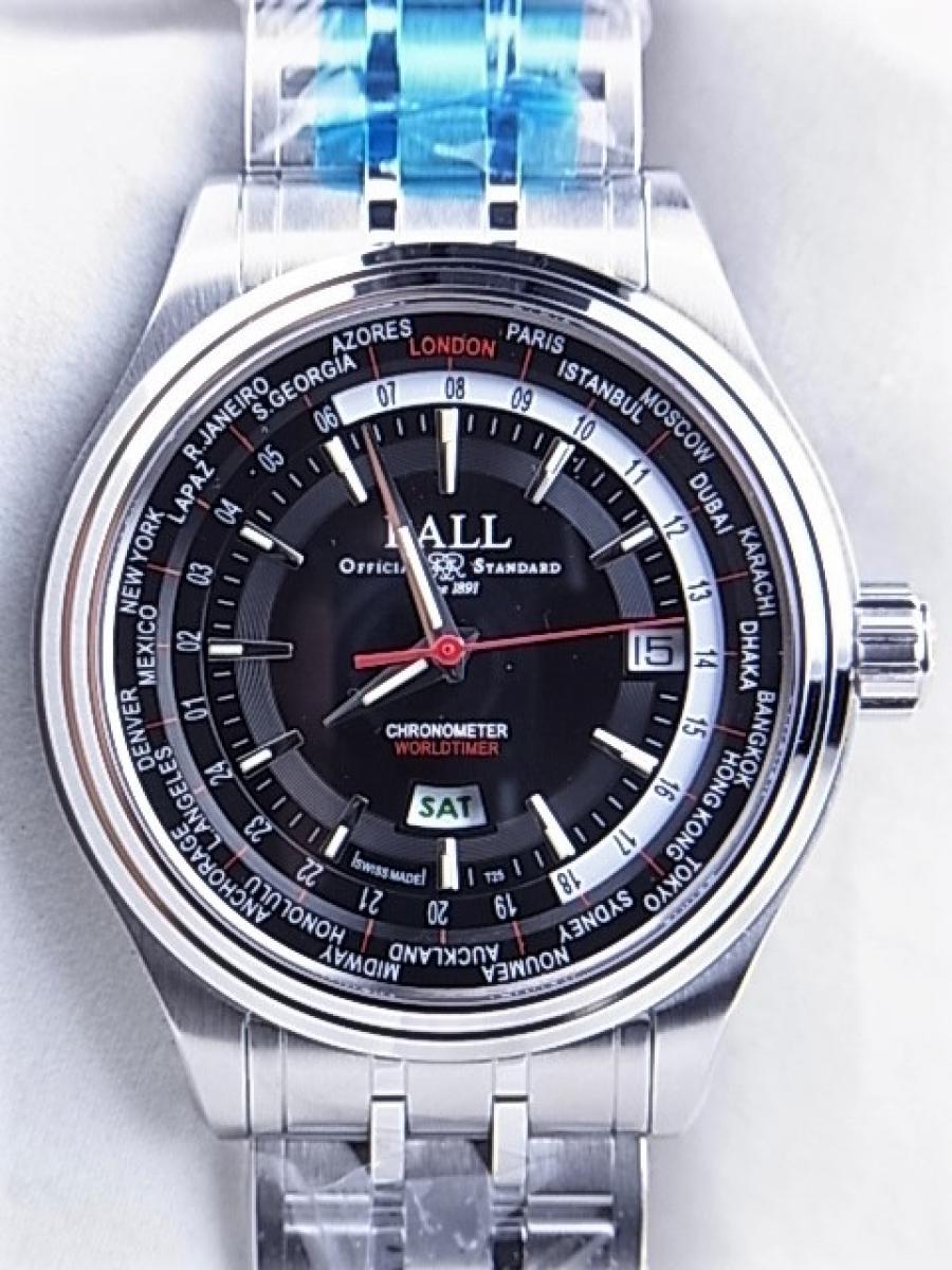 ボールウォッチ トレインマスター GM2020D-S1CJ-BK 文字盤