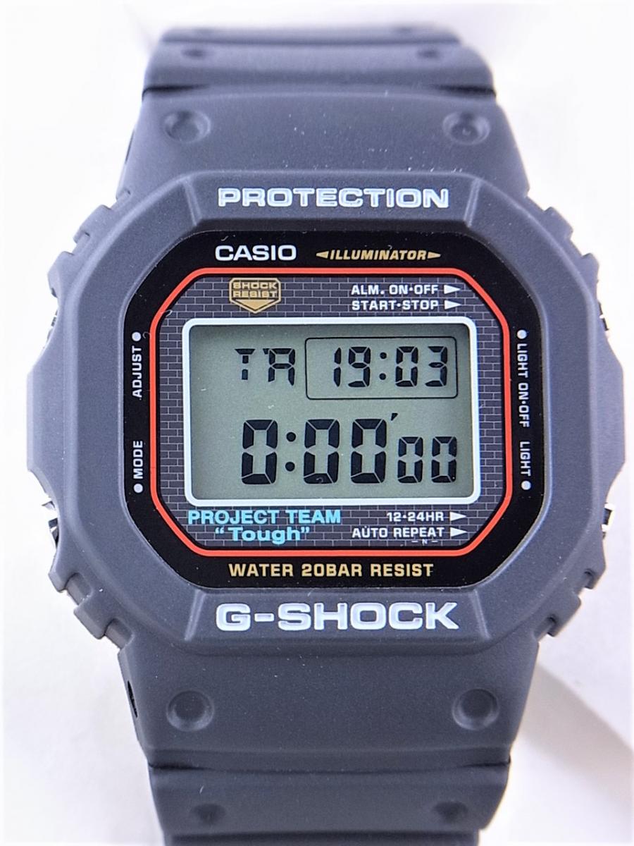 カシオ ＧショックDW-5000 20周年記念モデル　タイマー　フルオートカレンダー　ELバックライト　20気圧防水　メンズ腕時計　買取実績　正面全体画像