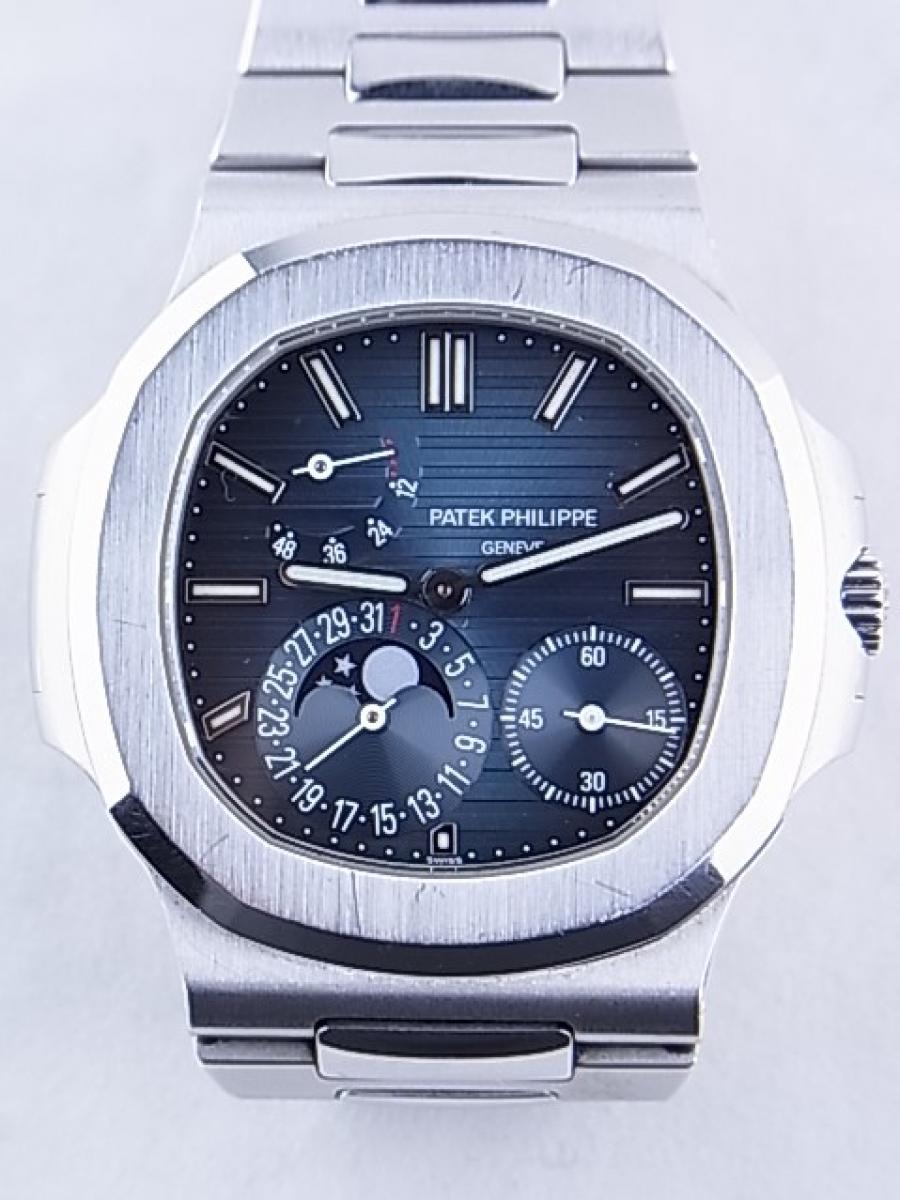 パテックフィリップ ノーチラス5712/1A  プチコンプリケーション　メンズ腕時計　買取実績　正面全体画像