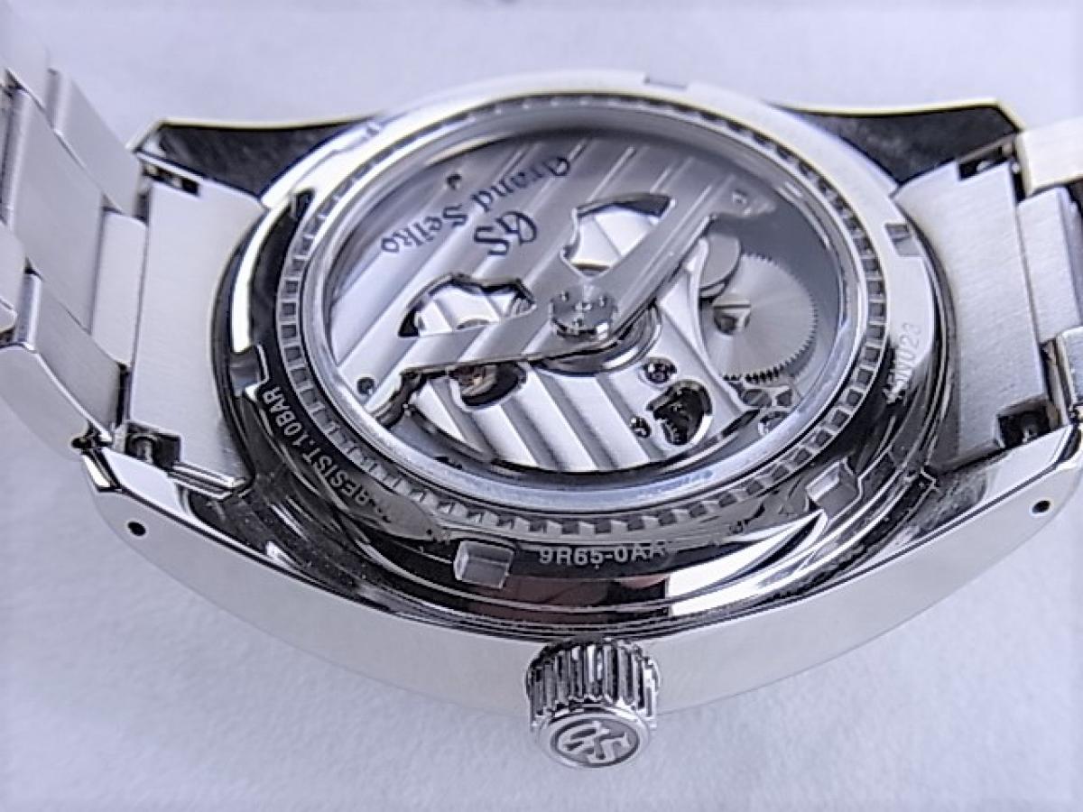 グランドセイコー スプリングドライブ9R65-0AA0　SBGA003マスターショップ メンズ腕時計　売却実績　裏蓋画像