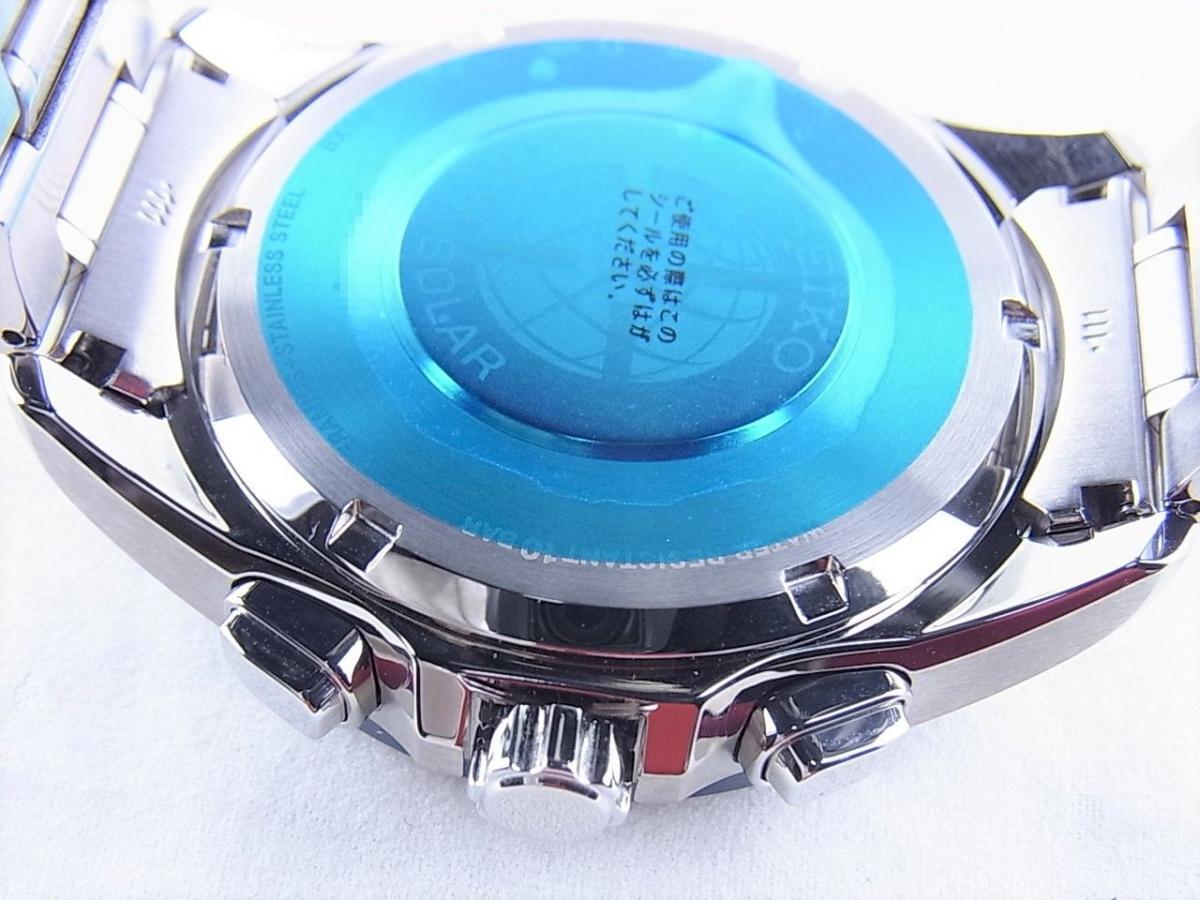 セイコー アストロン SBXB053 8X53-0AD0-2 デュアルタイム メンズ腕時計　売却実績　裏蓋画像