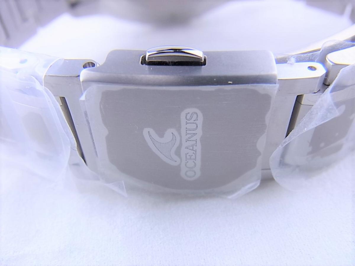 シオ オシアナス OCW-G1200-1AJF 2004年誕生シリーズ　GPSソーラー　メンズ腕時計　高価売却　バックル画像
