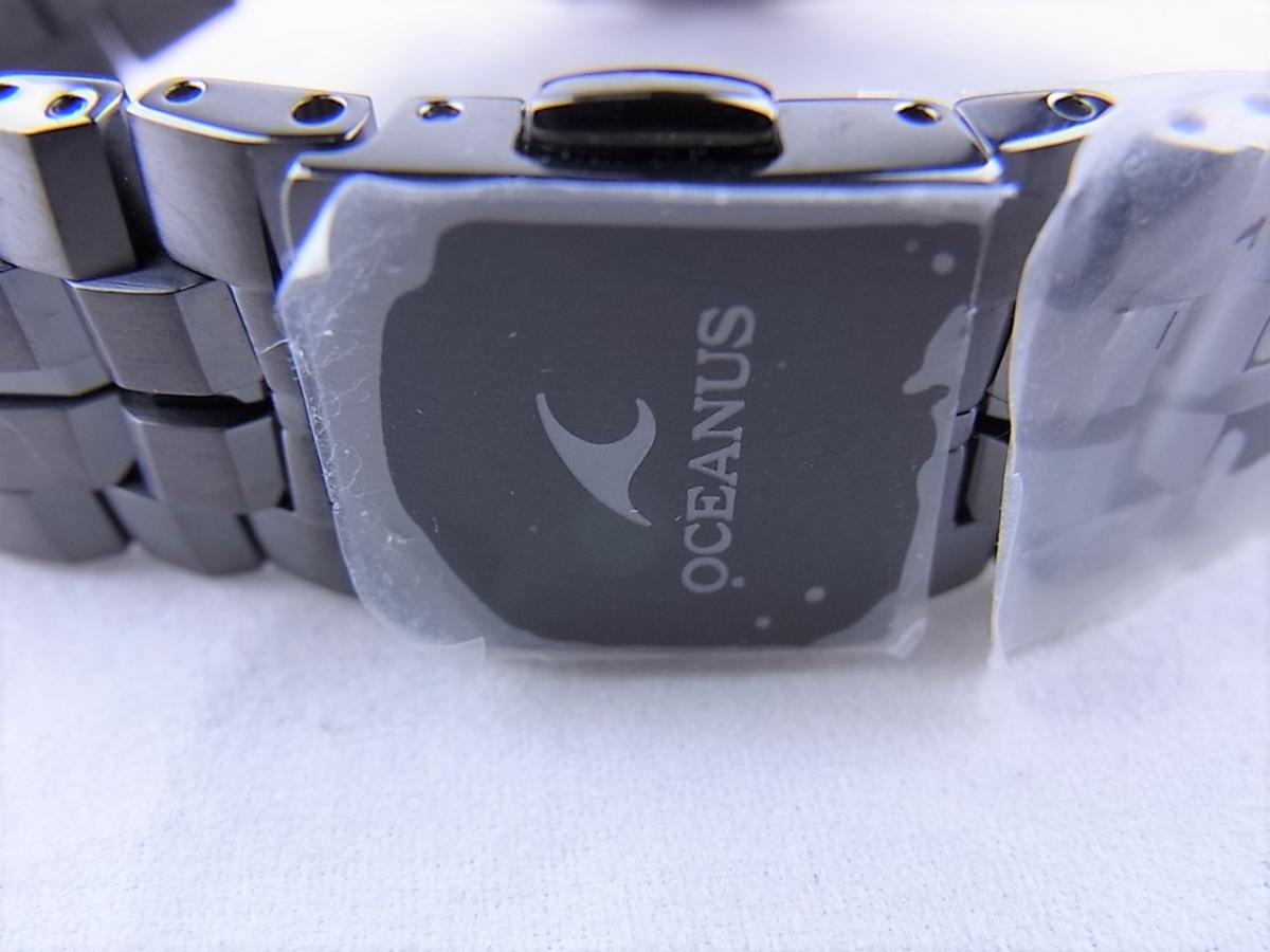 カシオ オシアナス OCW-S3400B-1AJF 2004年誕生モデル　GPSソーラー メンズ腕時計　高価売却　バックル画像