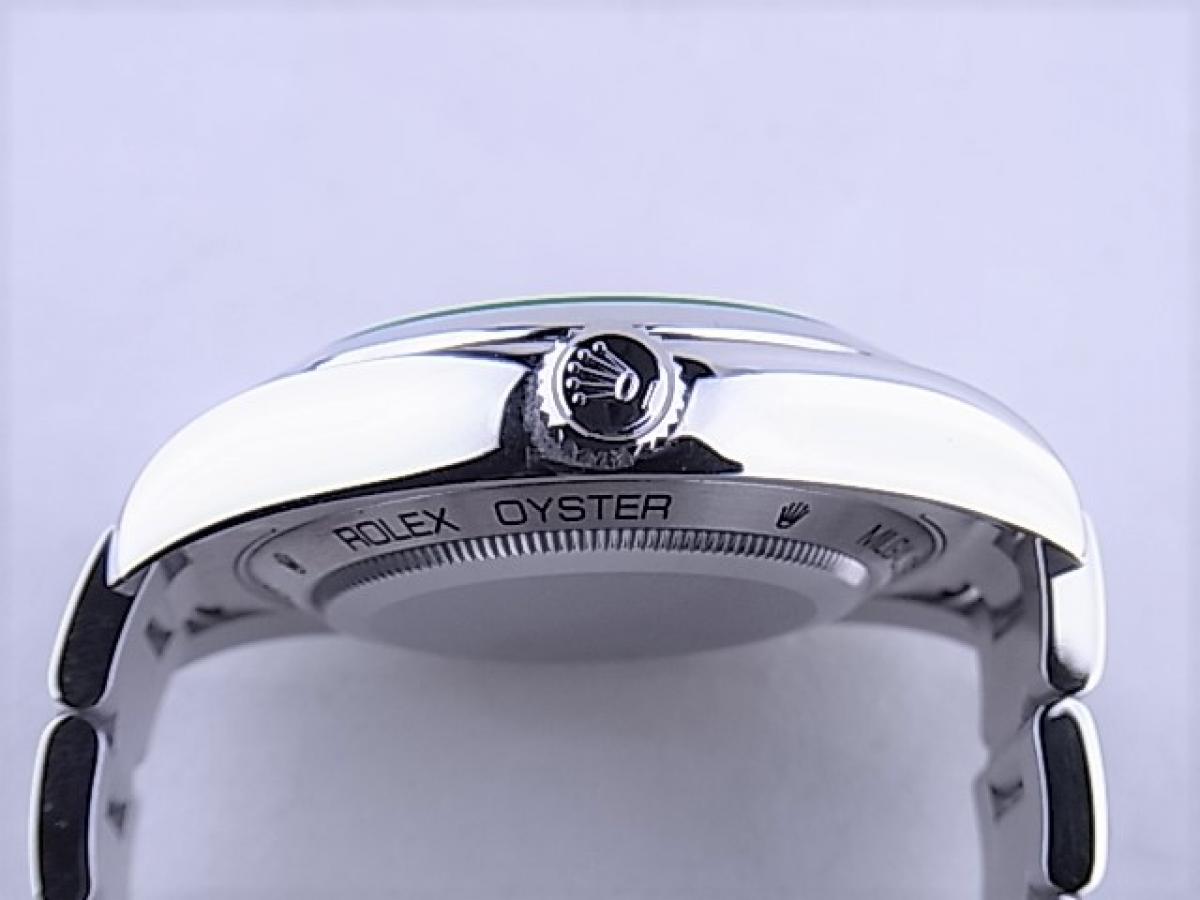 ロレックス ミルガウス116400GV イナズマブルー　1000ガウス磁力遮断 メンズ腕時計　買い取り実績　3時リューズサイド画像