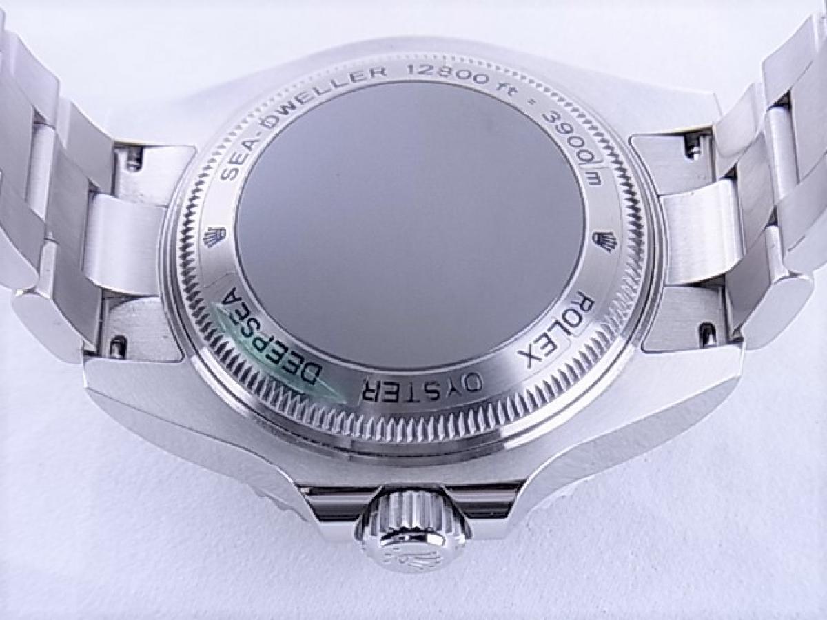 ロレックス シードゥエラーＤブルー116660 3900m防水機能　メンズ腕時計　売却実績　裏蓋画像
