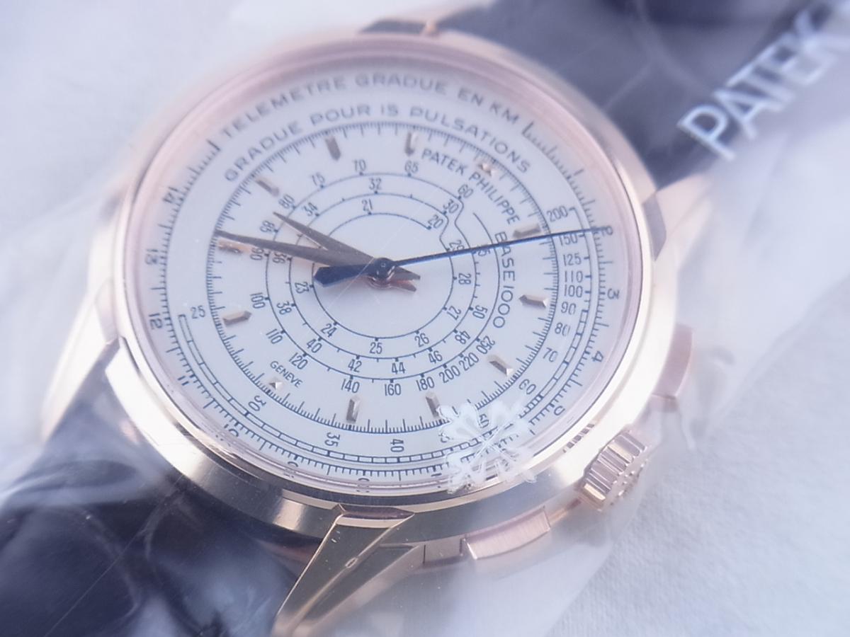 パテックフィリップ 175周年 5975R-001マルチスケール メンズ腕時計　買取り実績　フェイス斜め画像