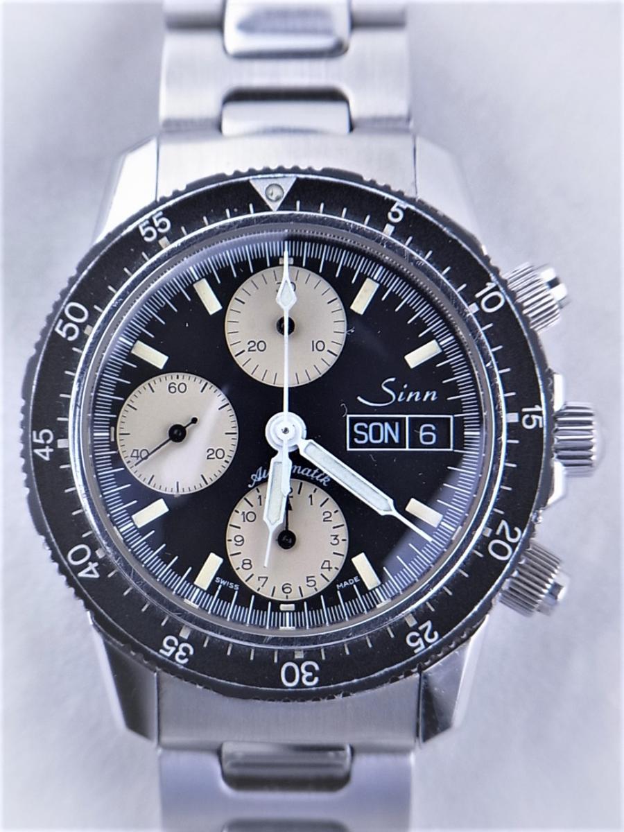 ジン 103.A.SA.AUTO　オートマチッククロノグラフ デイデイト　シースルーバック　メンズ腕時計　買取実績　正面全体画像