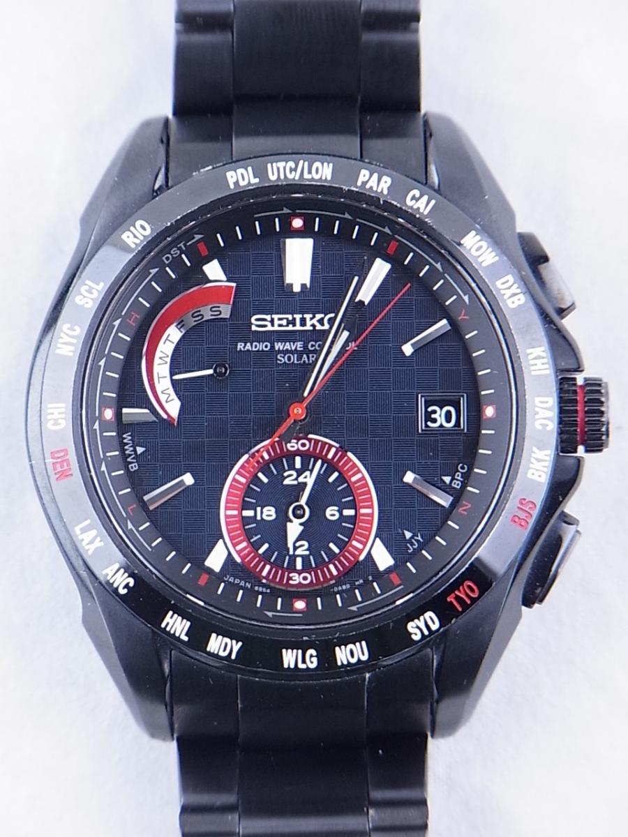セイコー ブライツソーラーSAGA091/8B54-0AA0 メンズ腕時計　買取実績　正面全体画像