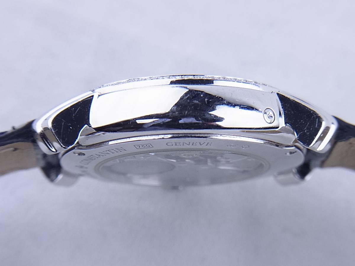 ヴァシュロンコンスタンタン マルタコンプリケーションレディース83500/000G-9010 ダイヤモンドベゼル＆インデックス　レディース腕時計　高額売却実績　9時ケースサイド画像