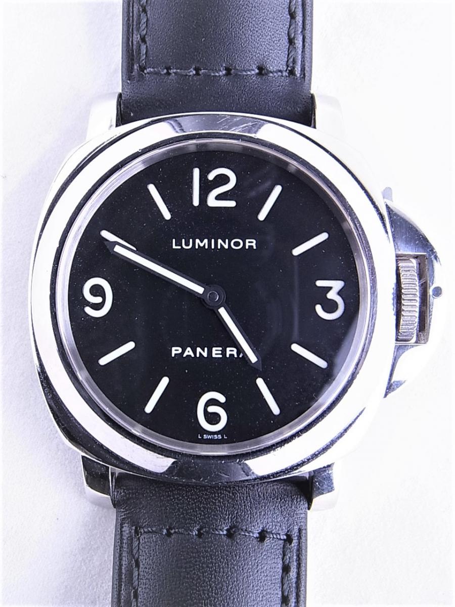 パネライルミノールベースPAM00002 B番（1999年製造モデル） メンズ腕時計　買取実績　正面全体画像