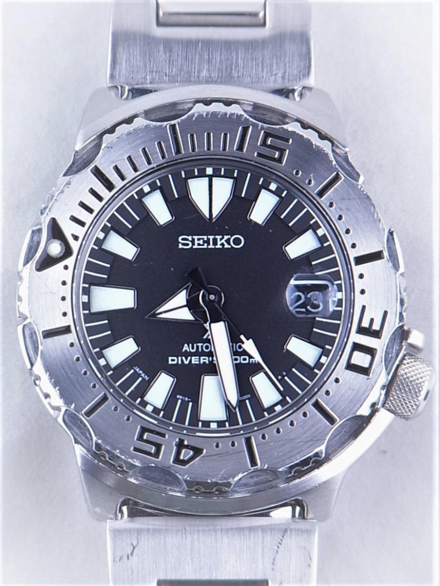 セイコー プロスペックス ダイバー スキューバ SBDC025/6R15-02X0 ダイバー200m　ブラックモンスター　メンズ腕時計　買取実績　正面全体画像