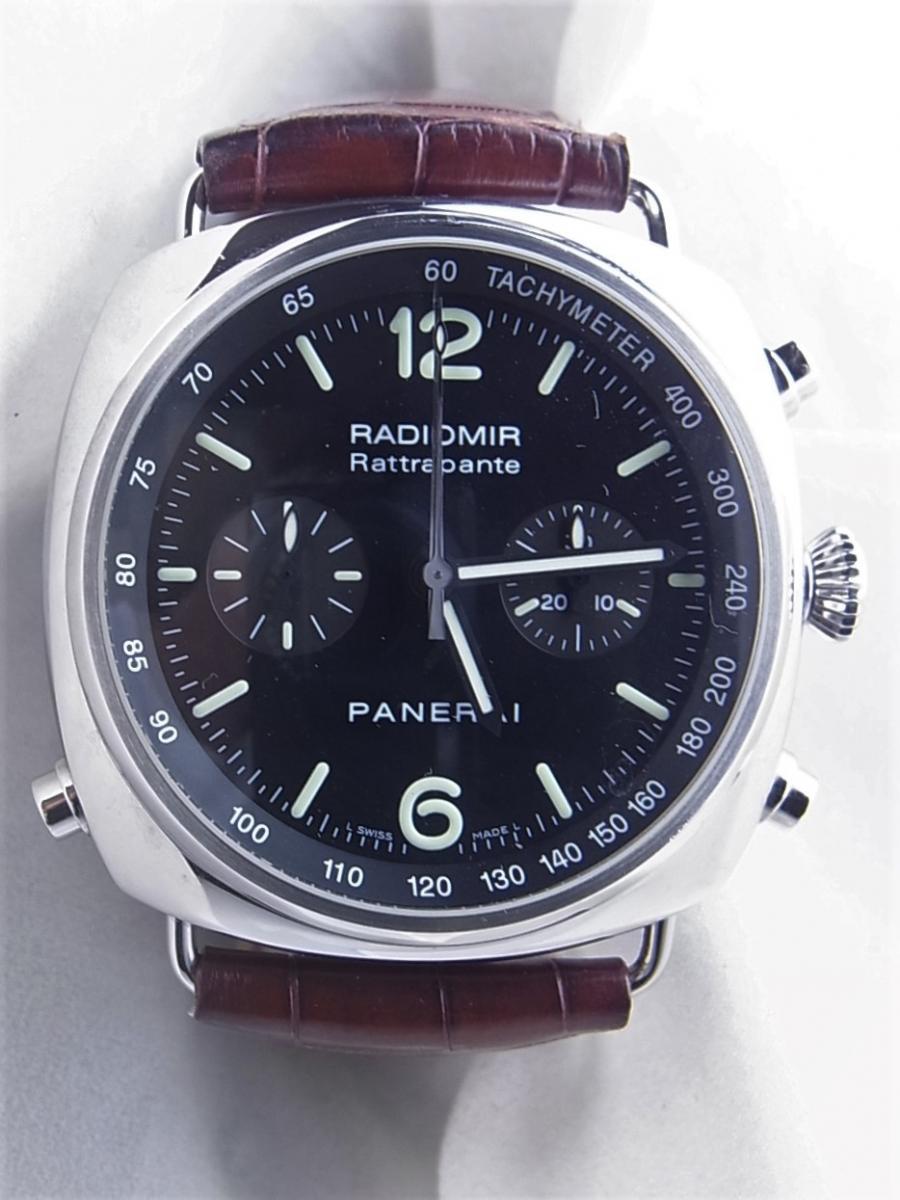 パネライ PAM00214　スプリントセコンド搭載　シースルーバック　メンズ腕時計　買取実績　正面全体画像