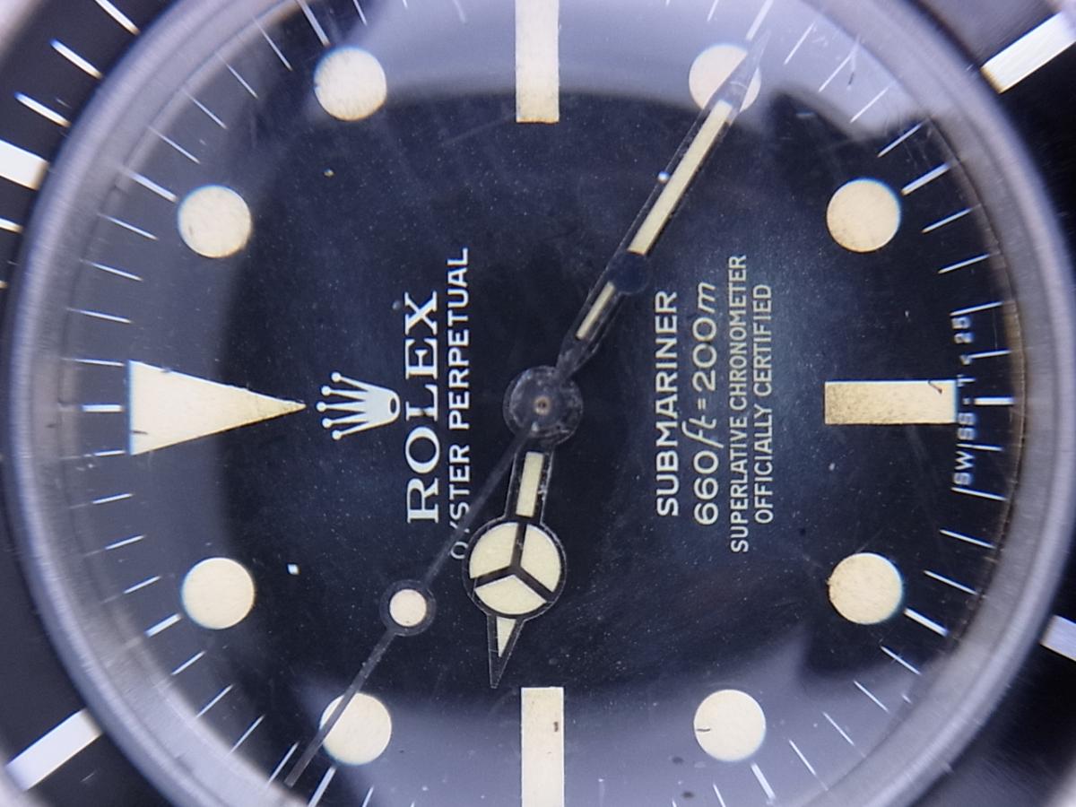 ロレックス サブマリーナ5512 1964年製造 cal.1570　フチなし メンズ腕時計　買取実績　正面アップ画像