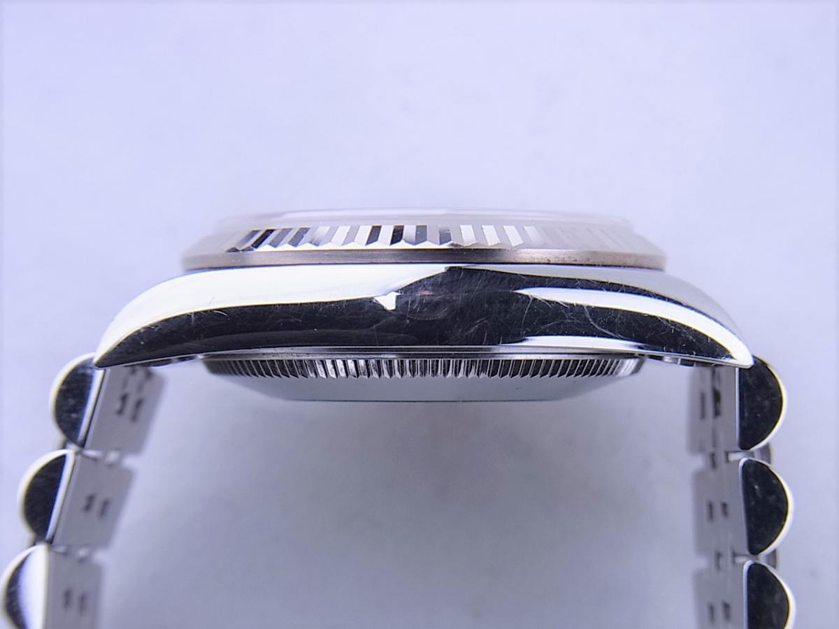 ロレックス デイトジャスト78274ＮＲ シリアルP番(2000年製造)　ピンクシェル　ボーイズ腕時計　高額売却実績　9時ケースサイド画像