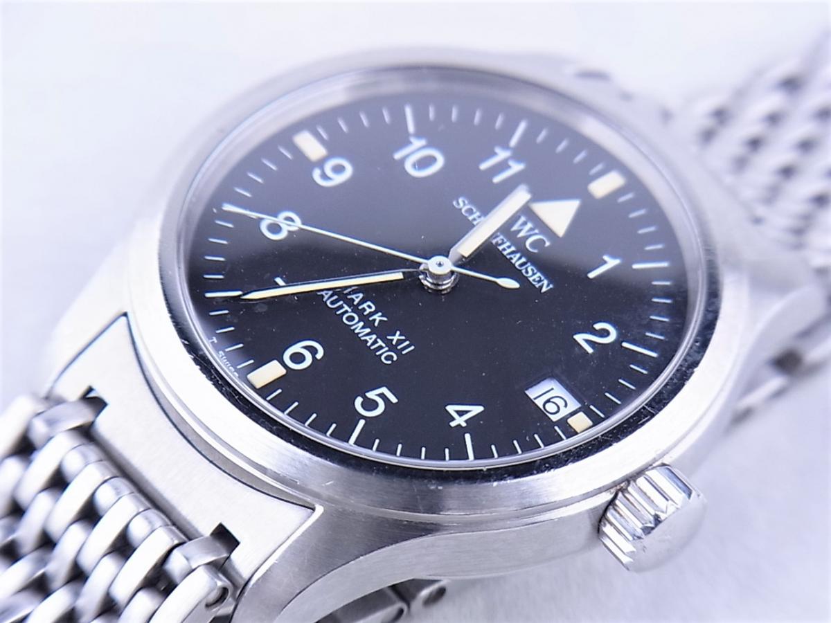 ＩＷＣ マーク12　ＩＷ324102　ジャガールクルト製ムーブメント搭載モデル　メンズ腕時計　買取り実績　フェイス斜め画像