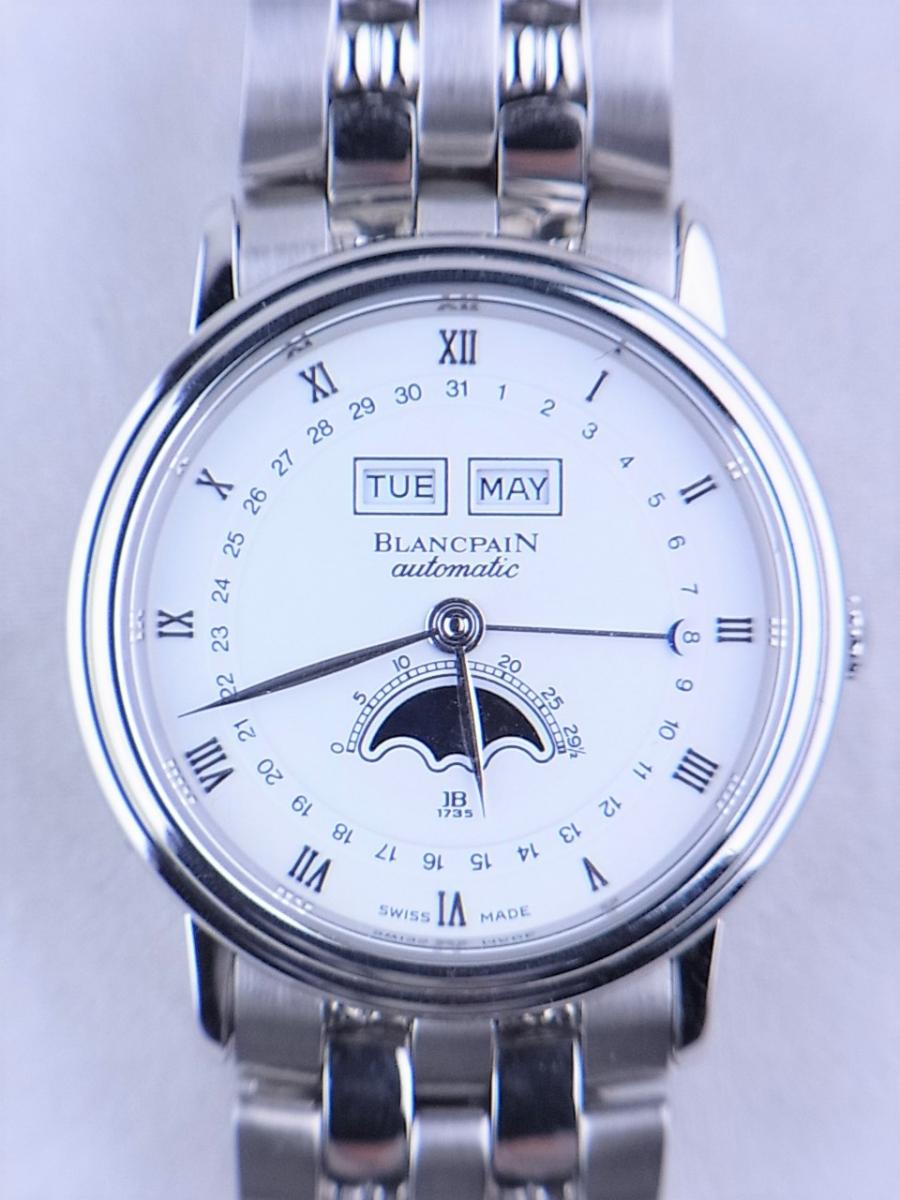 ブランパン ヴィルレトリプルカレンダー6553-1127A-10 メンズ腕時計　買取実績　正面全体画像
