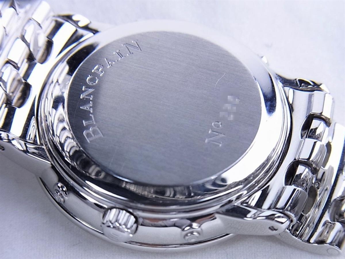 ブランパン ヴィルレトリプルカレンダー6553-1127A-10 メンズ腕時計　売却実績　裏蓋画像