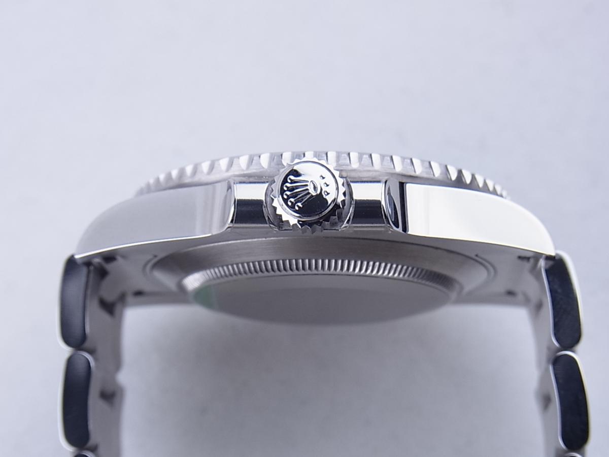 ロレックスサブマリーナ116610LV 2013年購入ランダムシリアル(2010年発表モデル)　グリーンサブ　メンズ腕時計　買い取り実績　3時リューズサイド画像