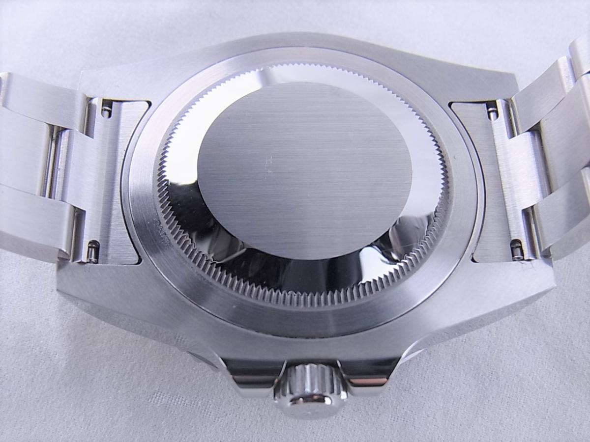 ロレックスGMTマスターⅡ116710BLNR　青黒ベゼル 2013年発売モデル　メンズ腕時計　売却実績　裏蓋画像