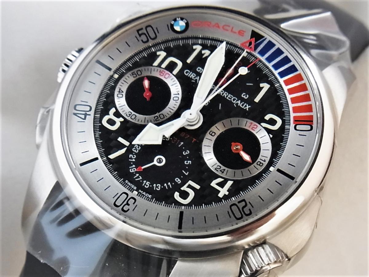 ジラールペルゴ BMWオラクルレーシング49930 オートマチック　メンズモデル　買取り実績　フェイス斜め画像