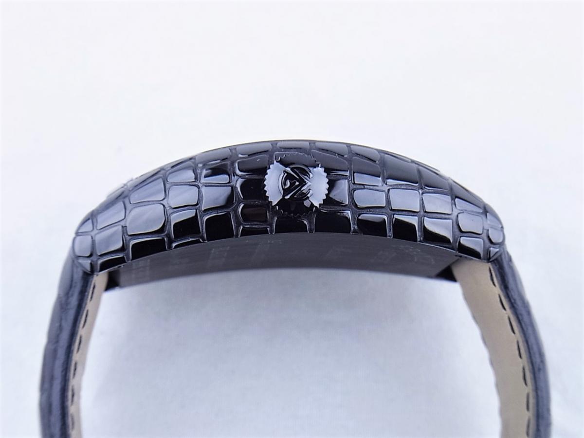 フランクミュラー ブラッククロコ 8880-SC-BR-BLK-CRO リューズ横