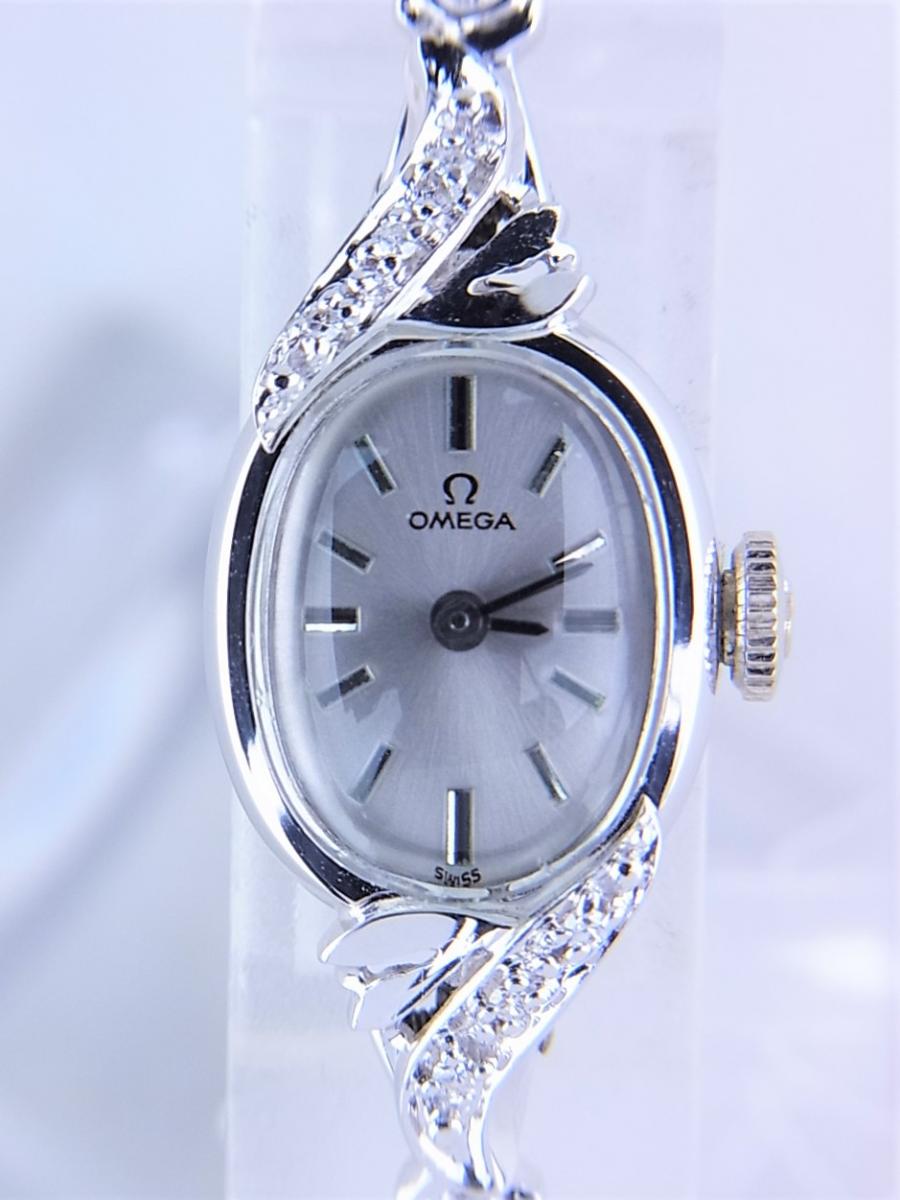 【HAMILTON】 14K ダイヤ アンティーク 腕時計 レディース 手巻き
