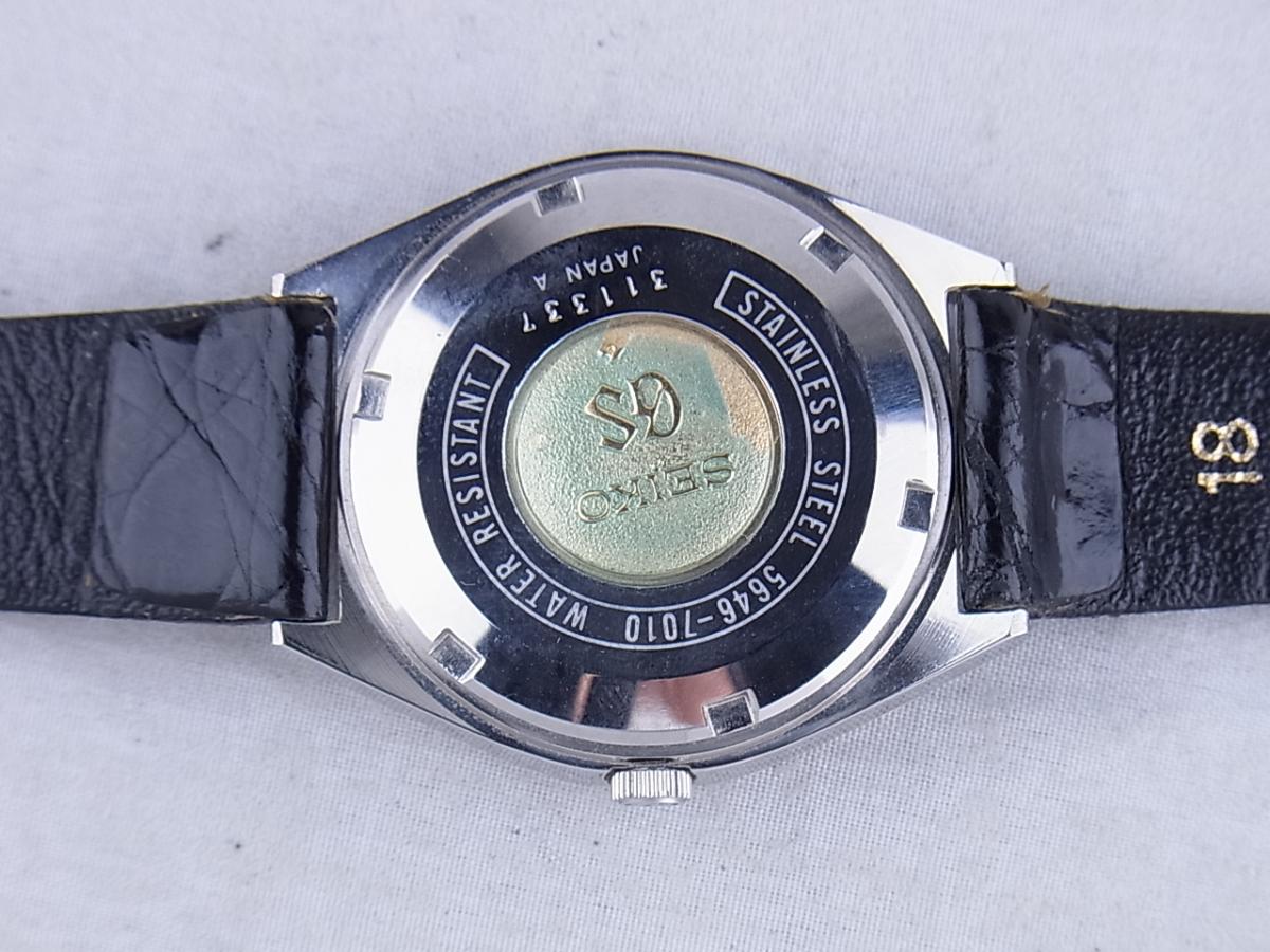 グランドセイコー メカニカルハイビート 5646-7010 裏ぶた