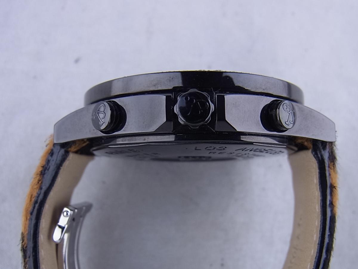 ジェイコブ ファイブタイムゾーン JC-30BKD-RBK リューズ横