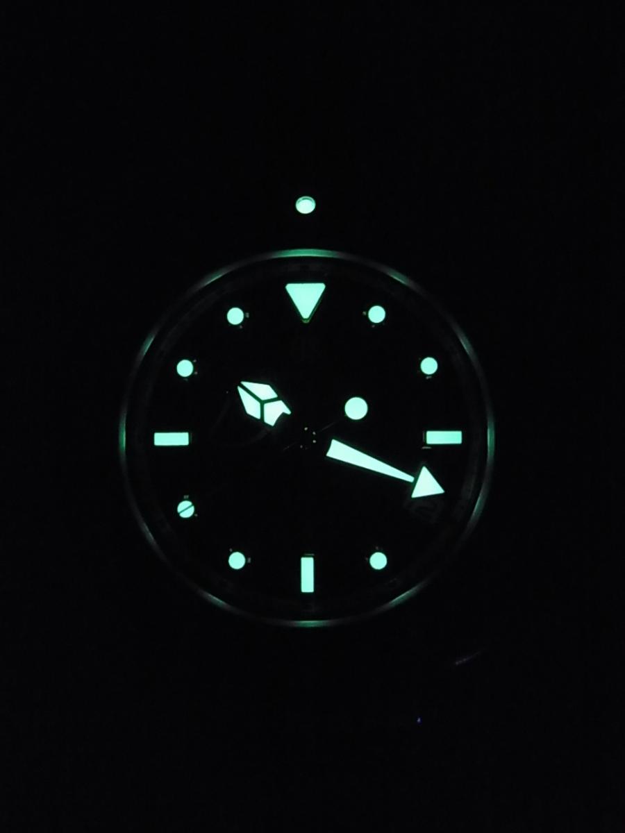 グランドセイコー スプリングドライブ SLGA003　夜光画像