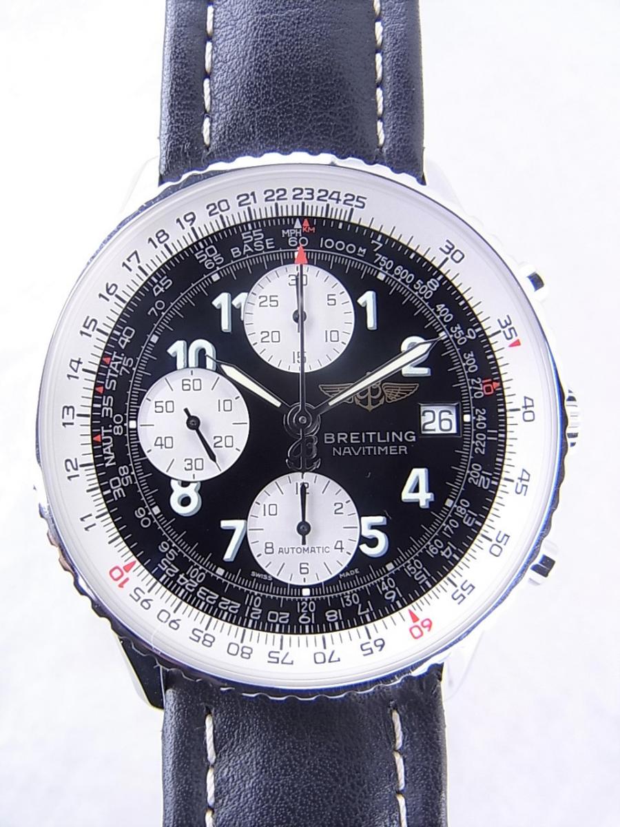 ブライトリング BREITLING オールド ナビタイマー A13322 ブルー ステンレススチール メンズ 腕時計