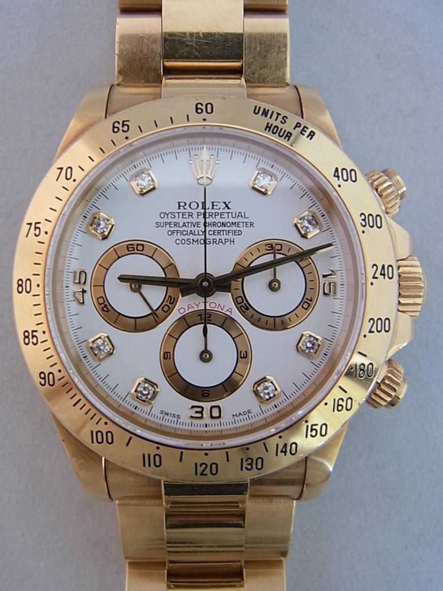 ロレックス デイトナ 16528G 文字盤