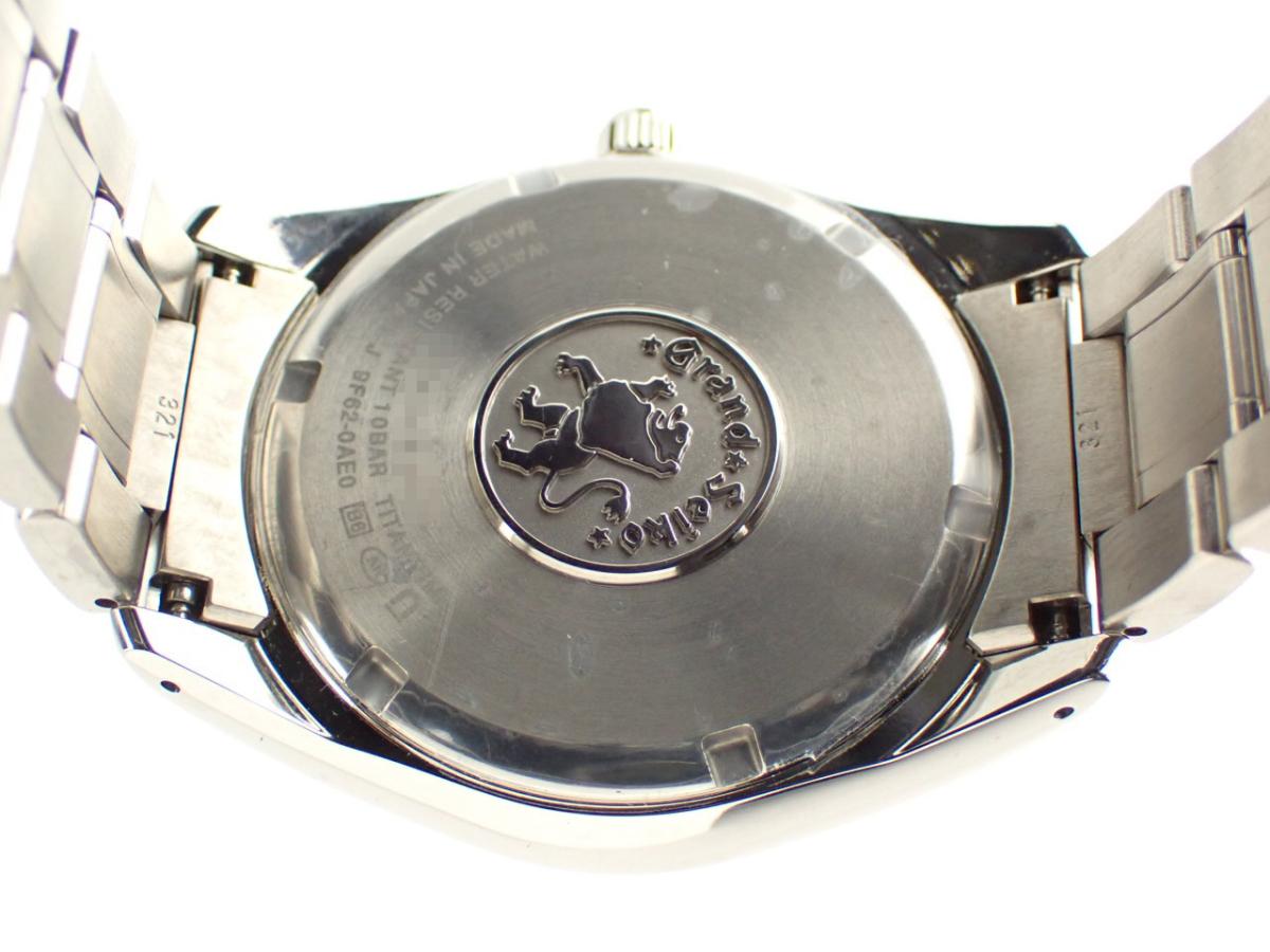 グランドセイコー 9Fクォーツ SBGX069 裏ぶた