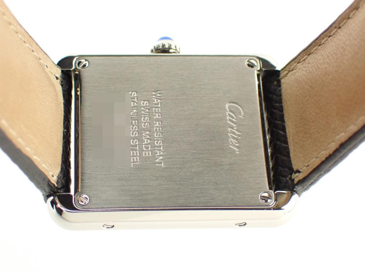 カルティエ タンク W1018255 裏ぶた