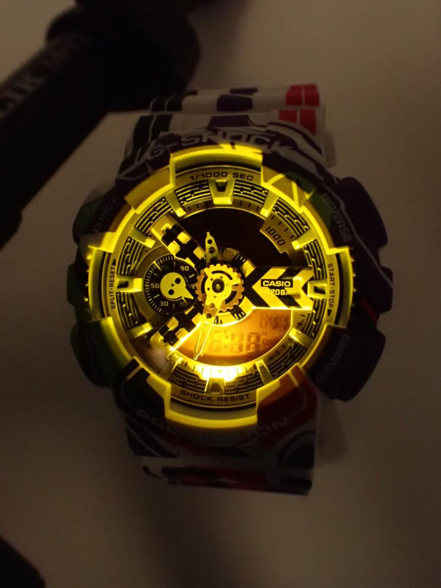 カシオ G-SHOCK GA-110EVA30-7AJR 夜光他