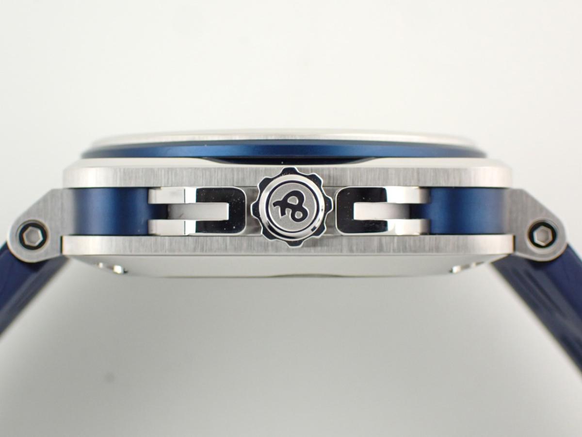 ベル＆ロス BR-X3 BRX3R-BLU-ST/SRB リューズ横