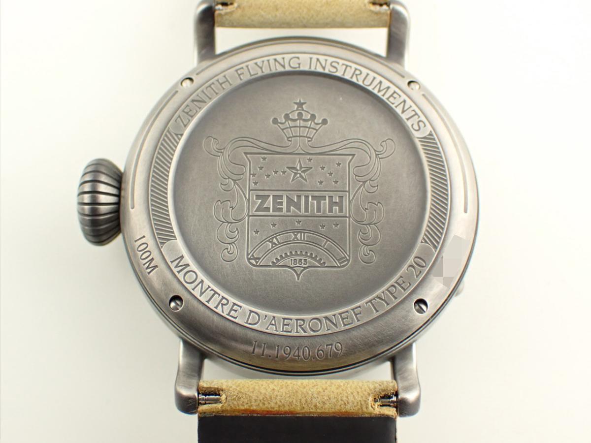 ゼニス パイロット 11.1940.679/91.C807 裏ぶた