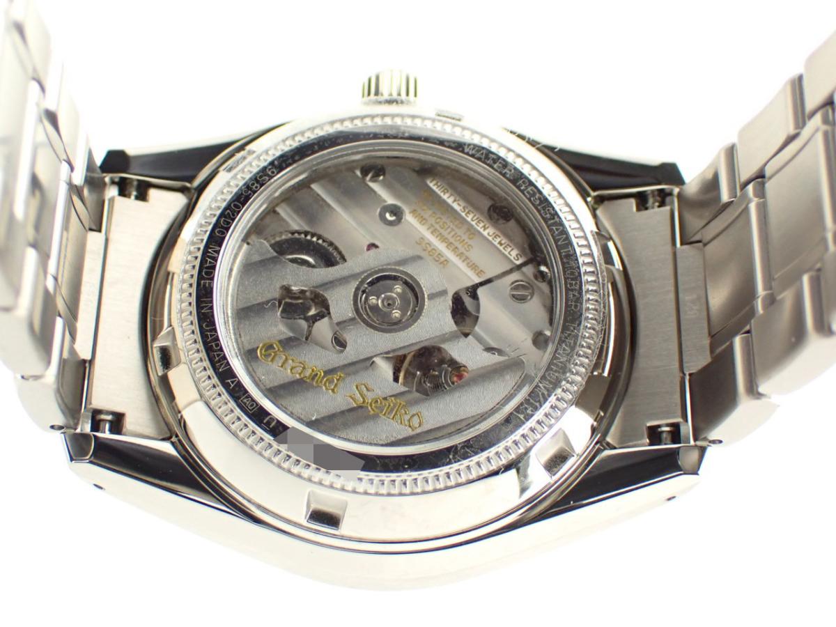 グランドセイコー メカニカルハイビート SBGH341 裏ぶた