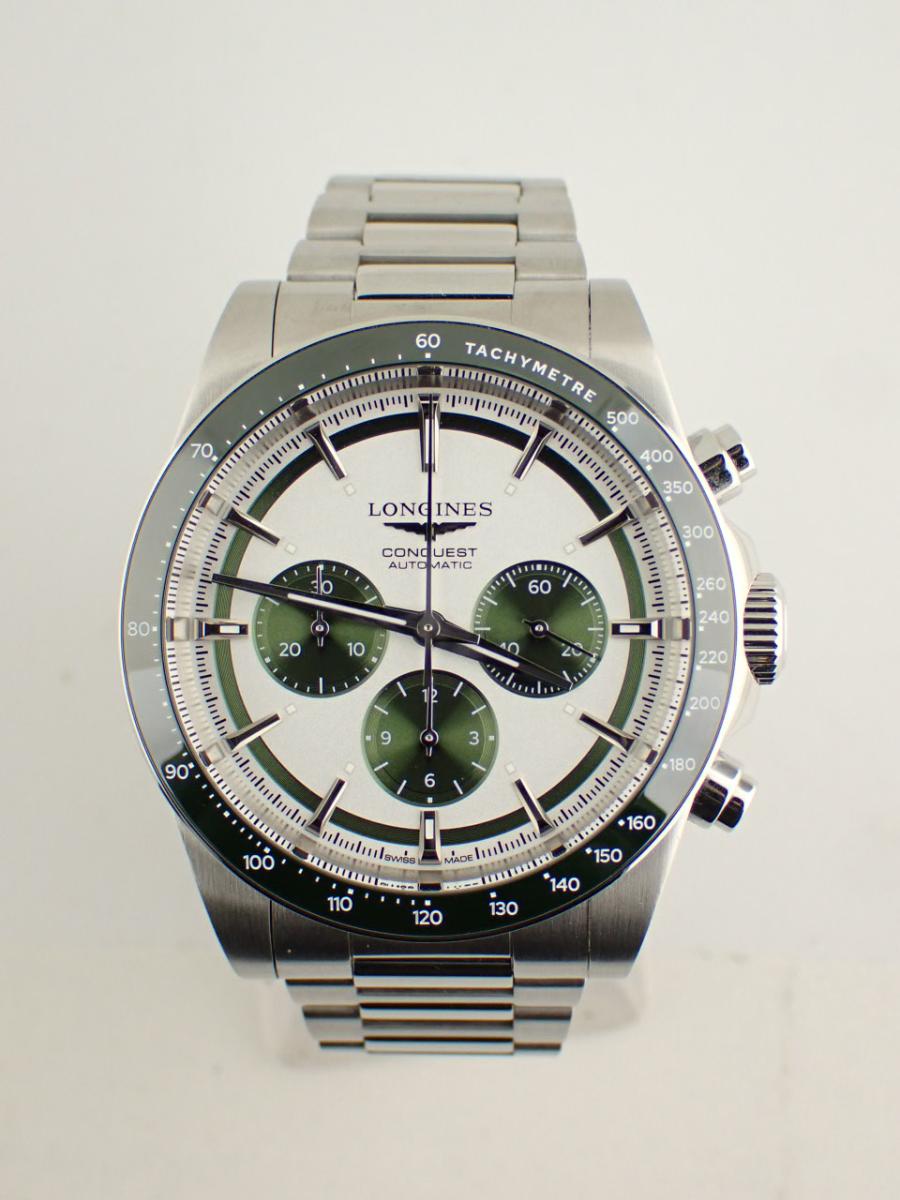ロンジン コンクエストクロノグラフ L3.835.4.02.6 文字盤