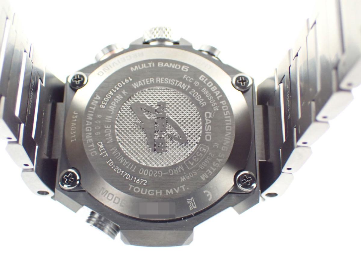 カシオ G-SHOCK MRG-G2000CB-1AJR 裏ぶた