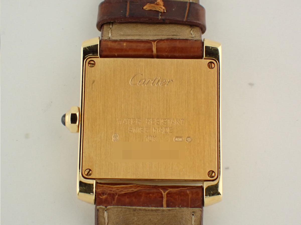 カルティエ タンク W5000356 裏ぶた