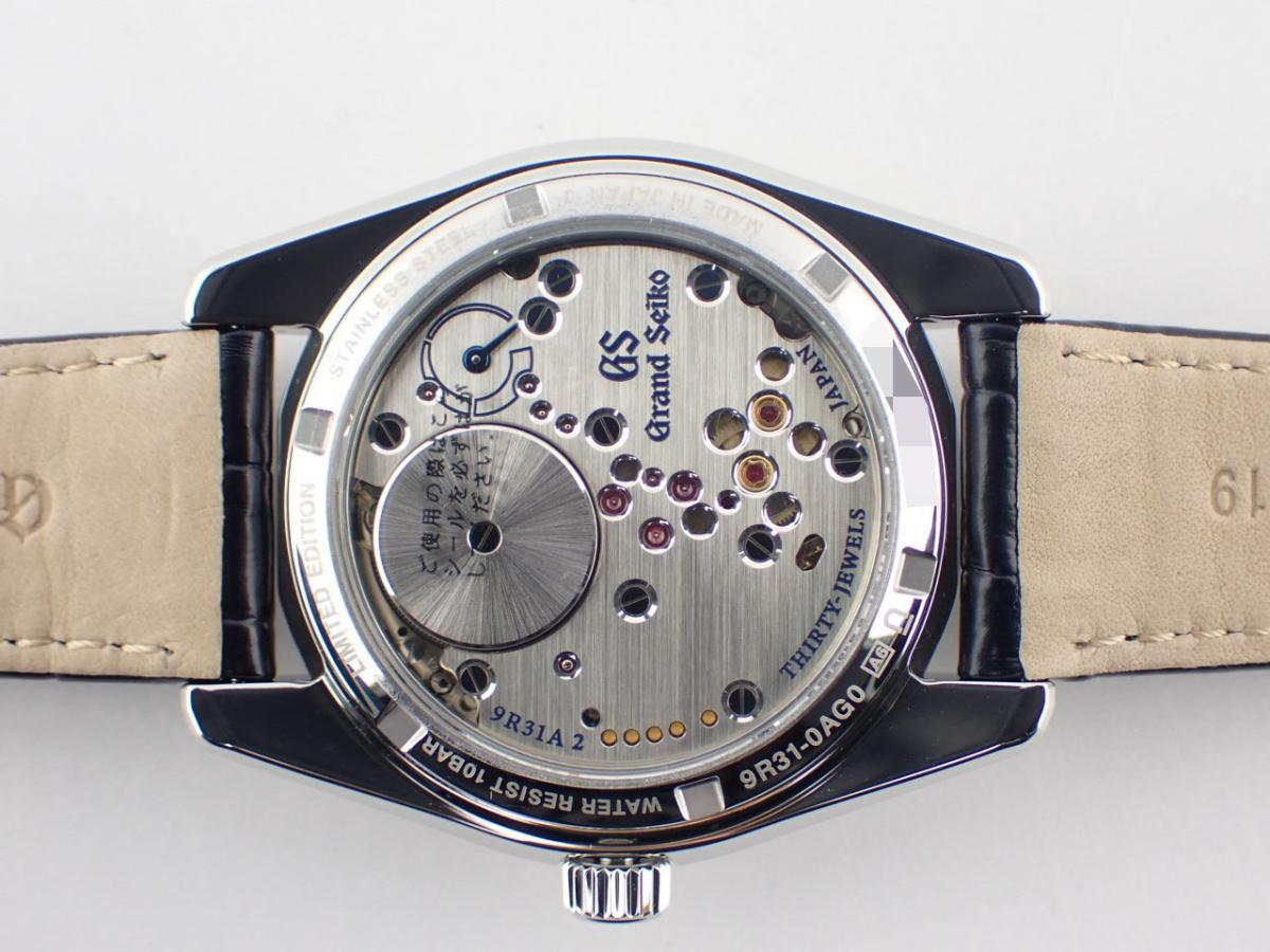 グランドセイコー スプリングドライブ SBGY009 裏ぶた