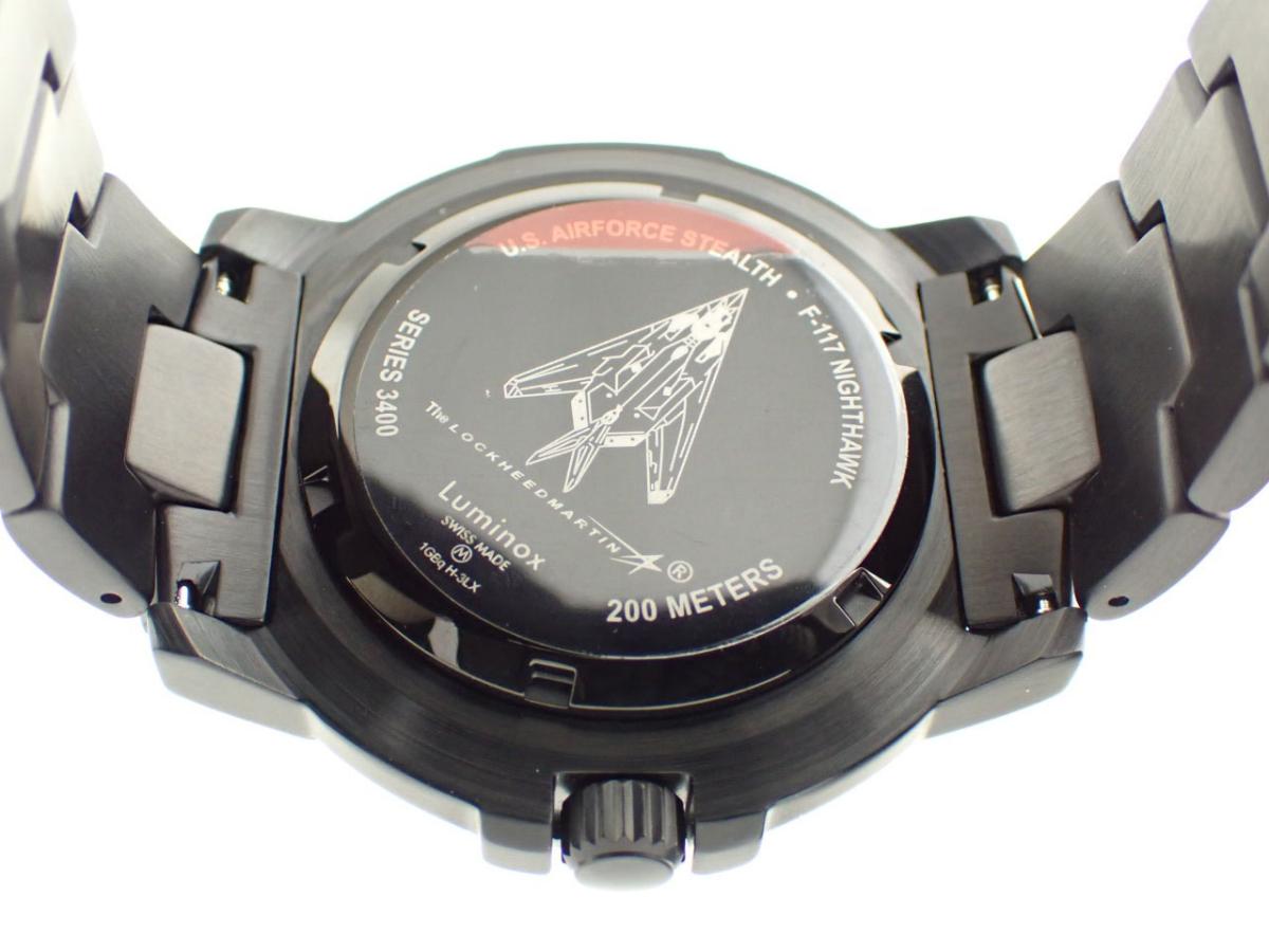 ルミノックス リミテッド 3402USAStealth 裏ぶた