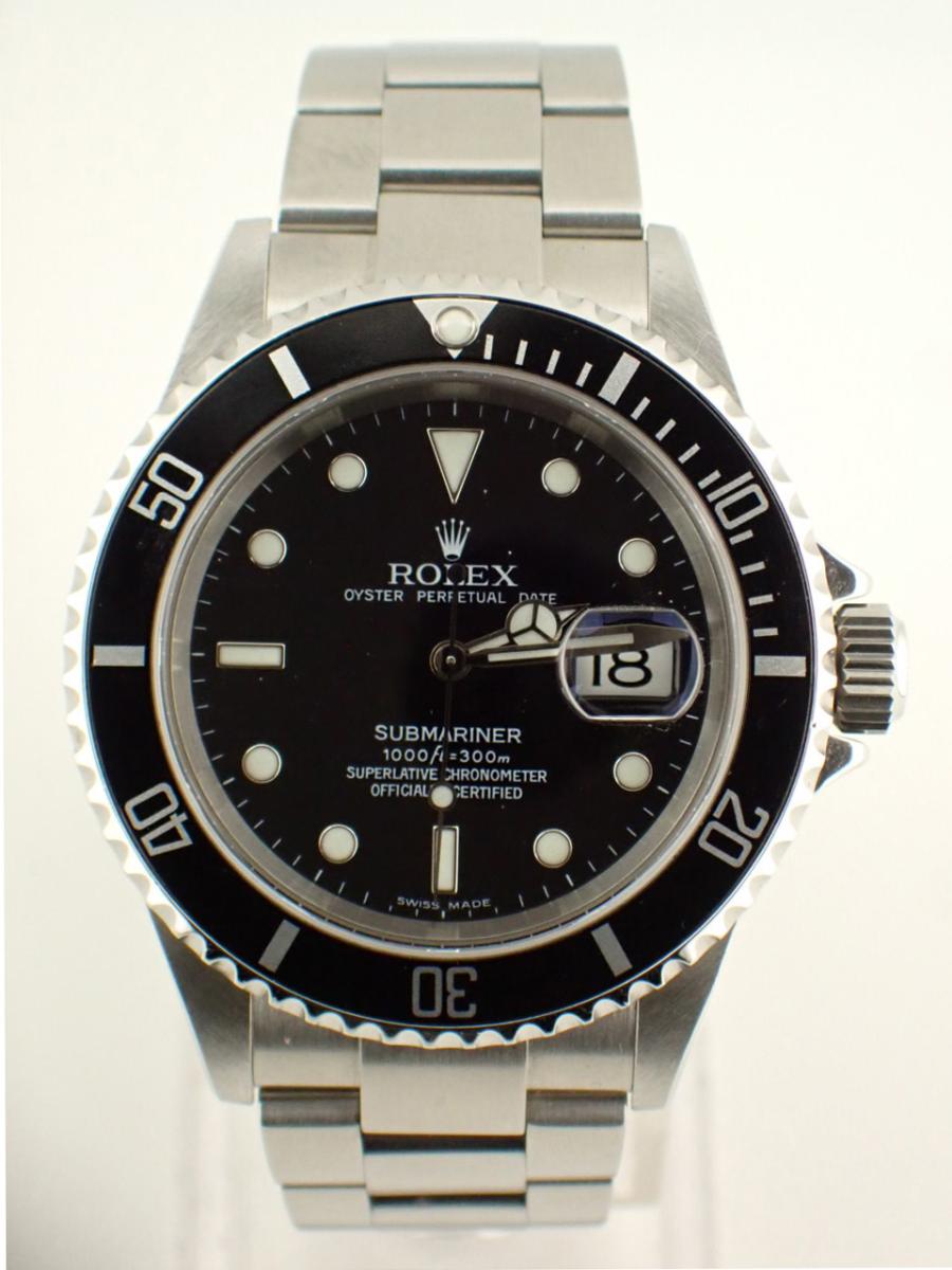ロレックス サブマリーナ 16610T 文字盤