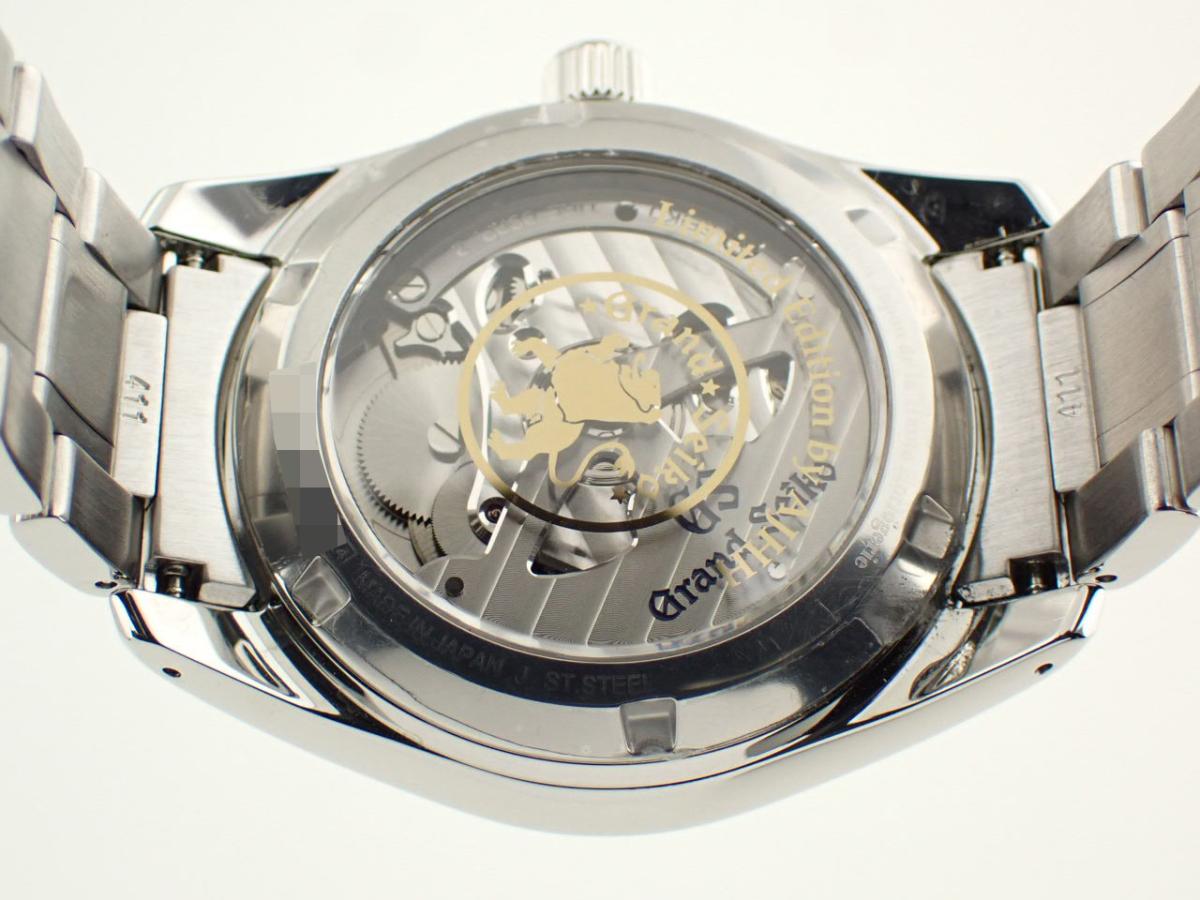 グランドセイコー スプリングドライブ SBGA371 裏ぶた