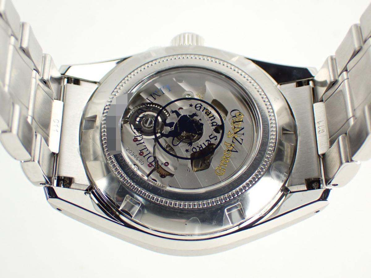 グランドセイコー メカニカルハイビート SBGH317 裏ぶた