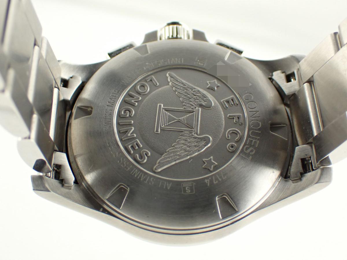 ロンジン コンクエストクロノグラフ L3-717-4-66-6 裏ぶた