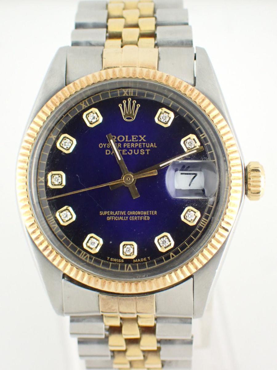 ロレックス デイトジャスト 16233 文字盤