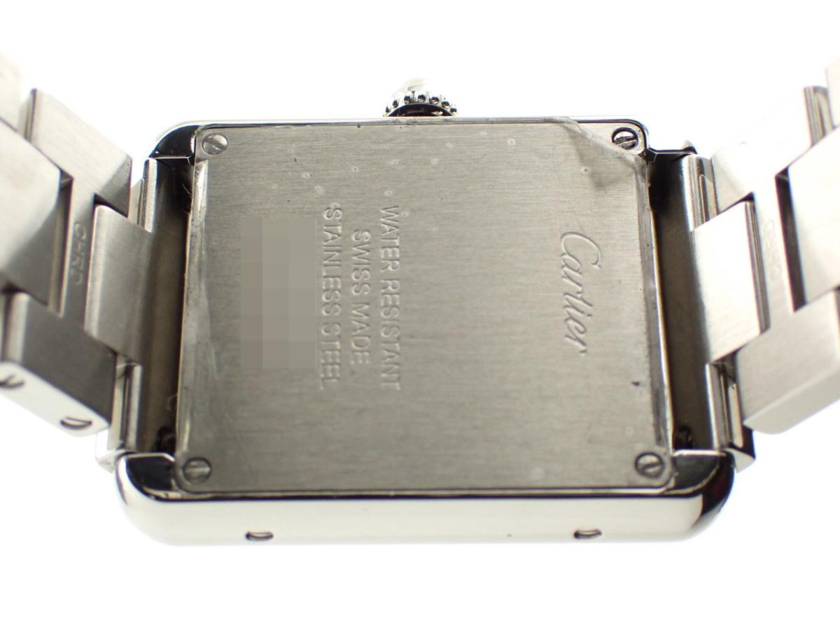 カルティエ タンク W1019555 裏ぶた