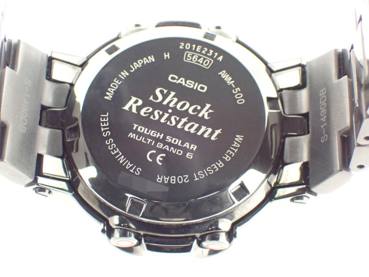 カシオ G-SHOCK AWM-500-1AJF 裏ぶた