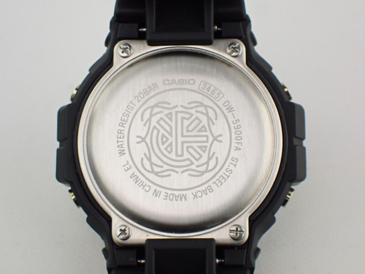 カシオ G-SHOCK DW-5900FA-1JR 裏ぶた